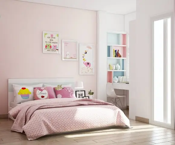 [TOP 10] Mẫu nội thất màu sơn hồng phấn đẹp và hài hòa nhất