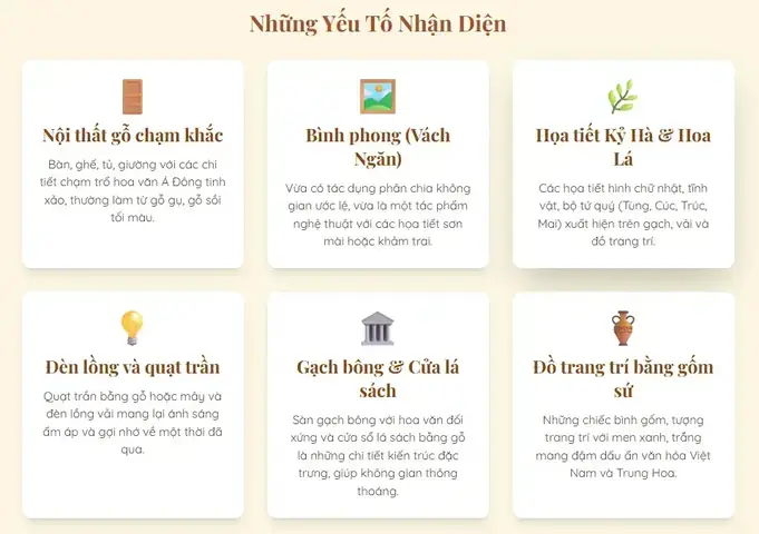 Đặc Trưng Cốt Lõi Của Phong Cách Indochine Trong Nội Thất