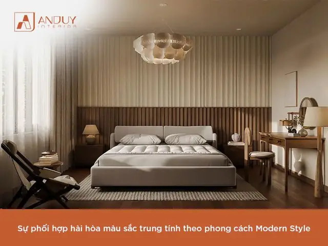 Đặc trưng của phong cách hiện đại trong thiết kế phòng ngủ