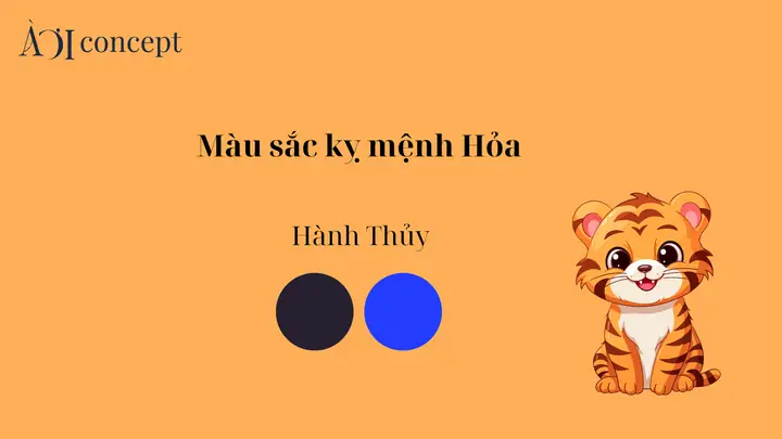 2.3. Màu kỵ: Đen, xanh dương (hành Thủy) 2.3. Màu kỵ: Đen, xanh dương (hành Thủy)