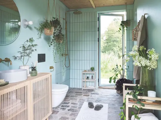 Mẫu nội thất nhà tắm phong cách Scandinavian