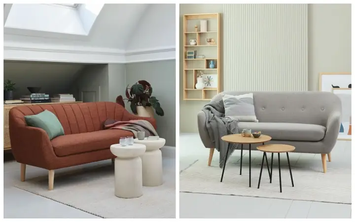 Mẫu nội thất phòng khách phong cách Scandinavian