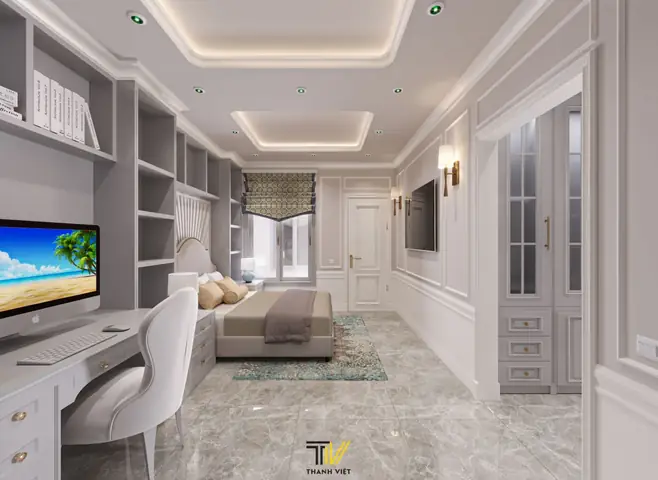 Thiết kế nội thất phòng ngủ dành tặng cho bé trai Thiết kế nội thất phòng ngủ dành tặng cho bé trai