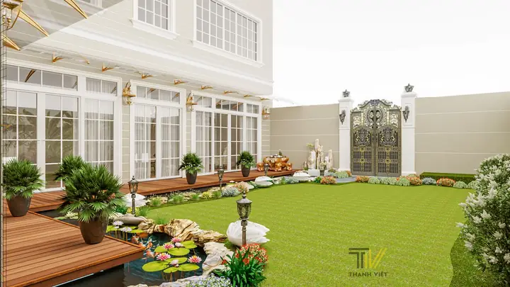 Ngoại thất sân vườn Ngoại thất sân vườn
