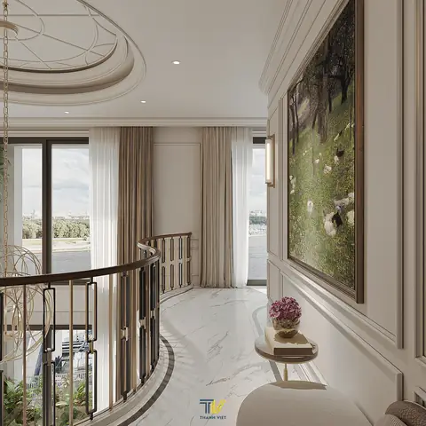 Khu vực thang bộ và thông tầng
