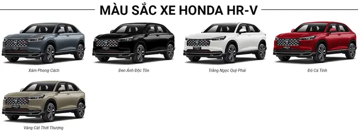 Màu Sắc Honda Hr-v 2025 Màu Sắc Honda Hr-v 2025
