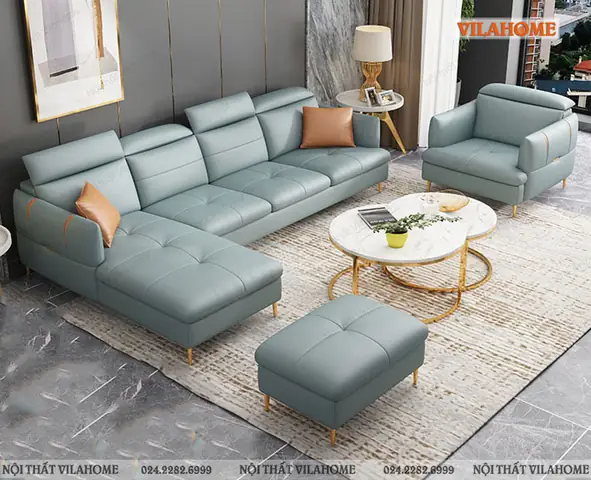 Mẫu sofa phòng khách mà u xanh paste Mẫu sofa phòng khách mà u xanh paste