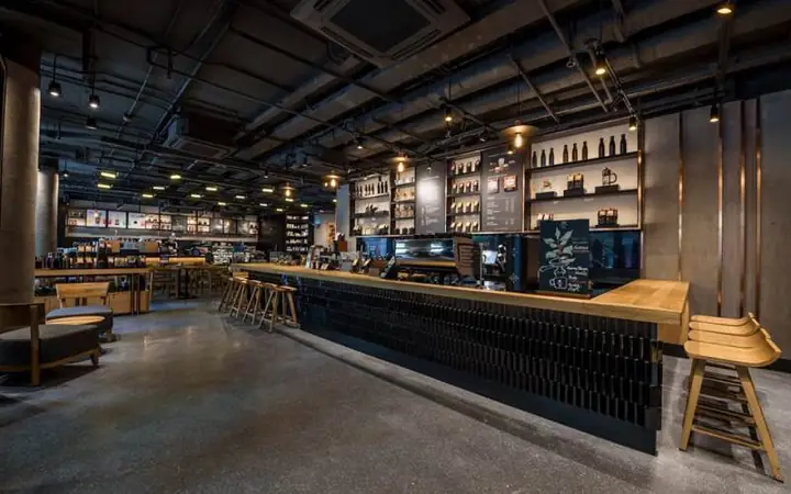 Phong Cách Thiết Kế Quán Café Starbucks Heritage