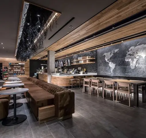 Phong Cách Thiết Kế Quán Café Starbucks Heritage