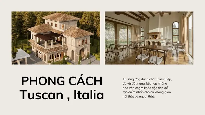 Phong Cách Tuscany Là Gì?