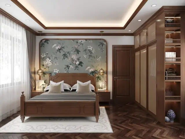 Thiết kế phòng khách với phong cách indochine: