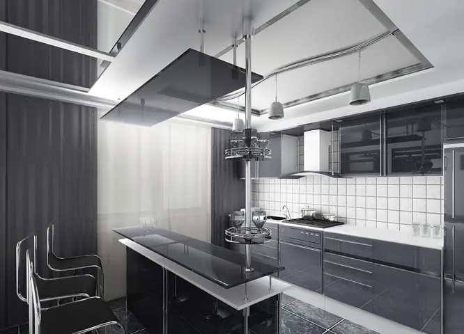 phong cách thiết kế nội thất công nghệ cao
