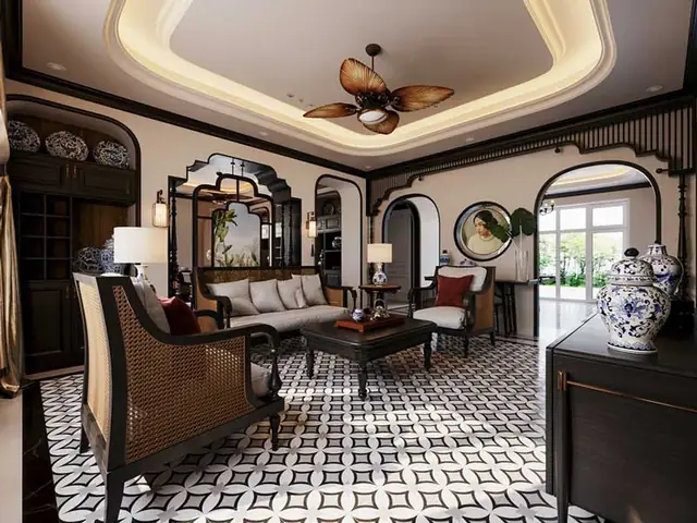 Phong Cách Thiết Kế Nội Thất Đông Dương (indochine)