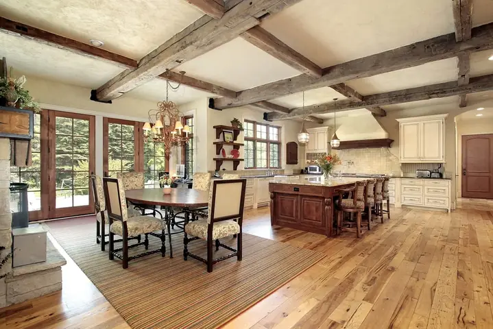 1.2. Rustic – “không gian đậm chất mộc”