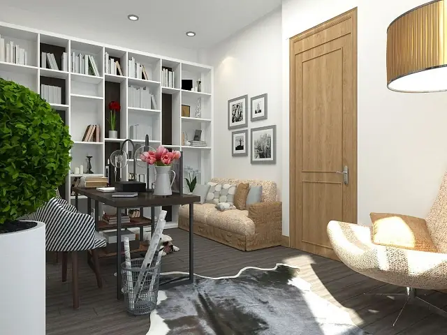 Trang trí phòng đọc sách nhỏ xinh tiện lợi