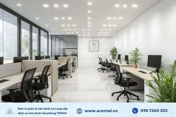 Mô Táº£ Không Gian VÄn Phòng Trá»n Gói 100m2 Quáº­n Tân Bình