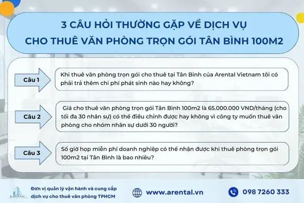Mô Táº£ Không Gian VÄn Phòng Trá»n Gói 100m2 Quáº­n Tân Bình