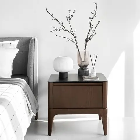 Tủ Đầu Giường Gỗ Tần Bì Cao Cấp SCARLET - MOHO Signature Tủ Đầu Giường Gỗ Tần Bì Cao Cấp SCARLET - MOHO Signature
