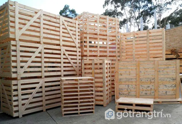 Gỗ pallet trang trí là gì? Ứng dụng của gỗ pallet trong sản xuất