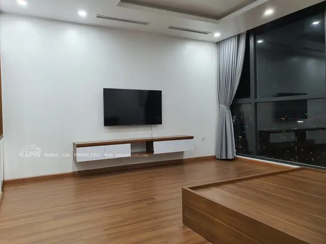 [Ảnh thực tế] Công trình thi công nội thất căn hộ chung cư 2 phòng ngủ hiện đại