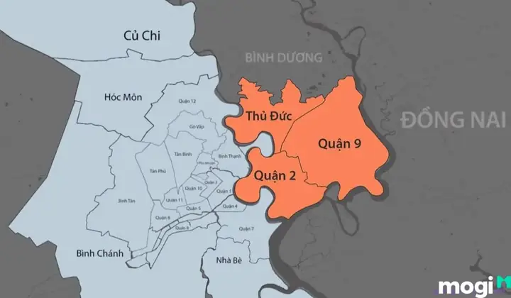 Đơn vị hành chính và diện tích TP. Thủ Đức Đơn vị hành chính và diện tích TP. Thủ Đức