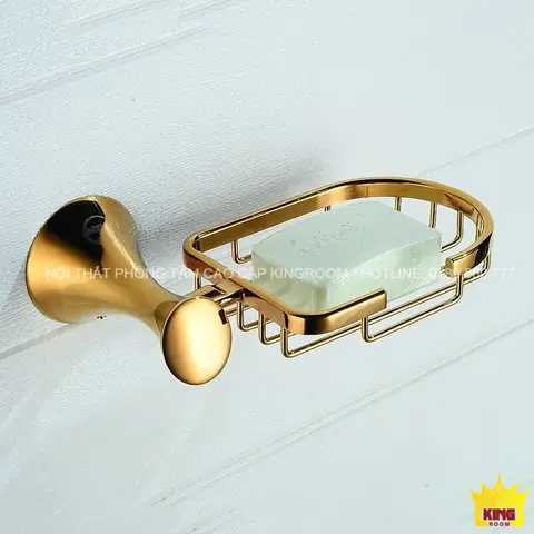Các sản phẩm có trong bộ phụ kiện nhà tắm inox 304 mạ vàng GD50