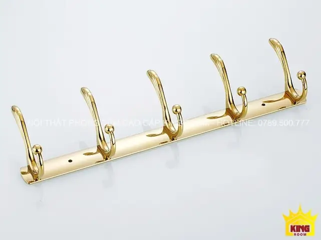 Các sản phẩm có trong bộ phụ kiện nhà tắm inox 304 mạ vàng GD50