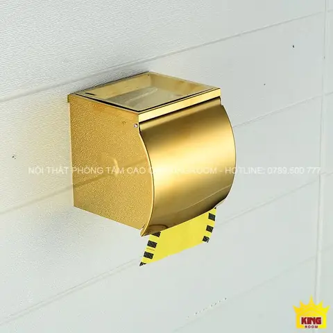 Các sản phẩm có trong bộ phụ kiện nhà tắm inox 304 mạ vàng GD50
