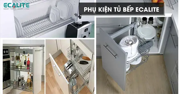 Phụ kiện tủ bếp thông minh Ecalite