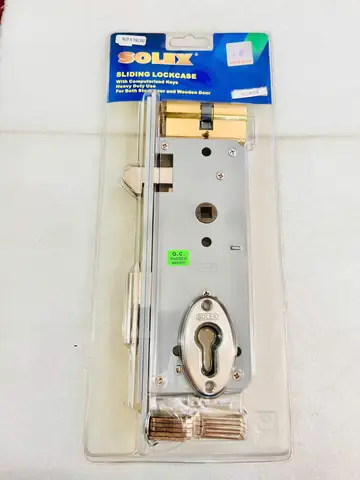 KHÓA CỬA LÙA SOLEX THÁI LAN 4085 loại lớn - Made in Thailand