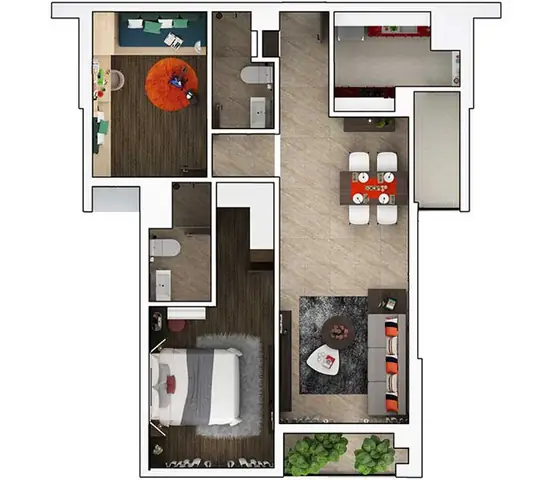 Ii/ Mặt Bằng Cho Thuê Chung Cư Hà Đô Centrosa Quận 10
