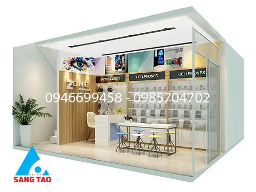 2. Dịch vụ thiết kế thi công shop cửa hàng trưng bày