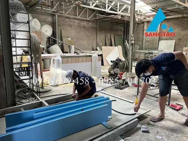 7. Hình ảnh xưởng sản xuất của Công ty quảng cáo nội thất SÁNG TẠO - Sangtaodecor: