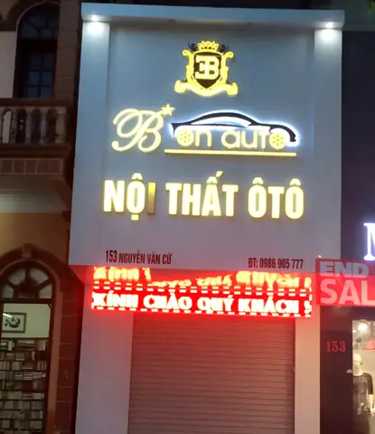 Biển quảng cáo nội thất ô tô thường làm những chất liệu gì ?