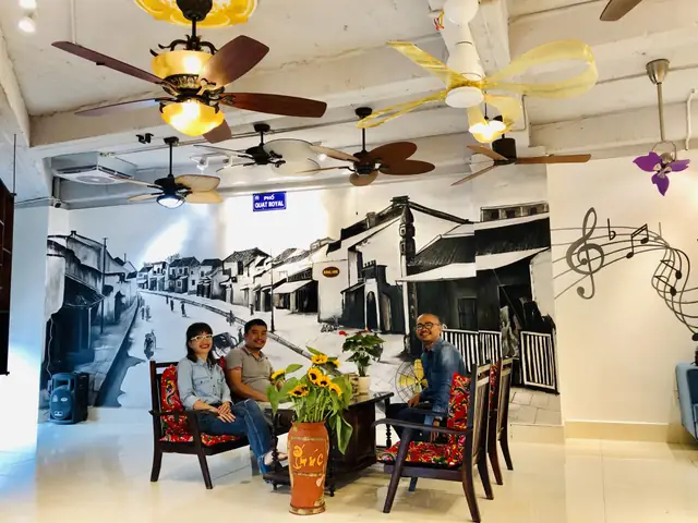 Quạt trần trang trí trong kiến trúc nội thất
