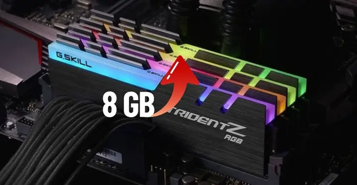 RAM cần đảm bảo ít nhất 8 GB