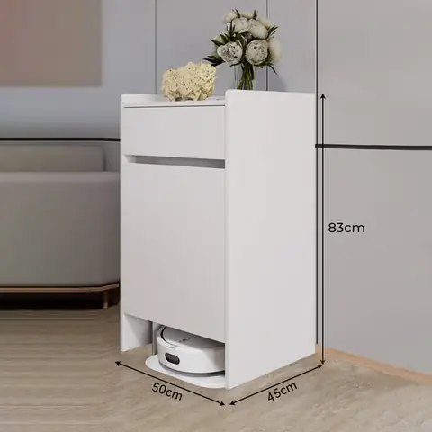Tủ robot hút bụi full trắng Tủ robot hút bụi full trắng