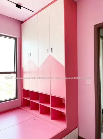 Hoàn thiện nội thất phòng ngủ cho bé gia đình chị Kim Anh
