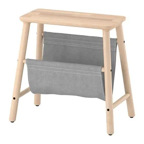 7. Ghế VILTO (với ngăn để tạp chí, không phải khăn tắm)