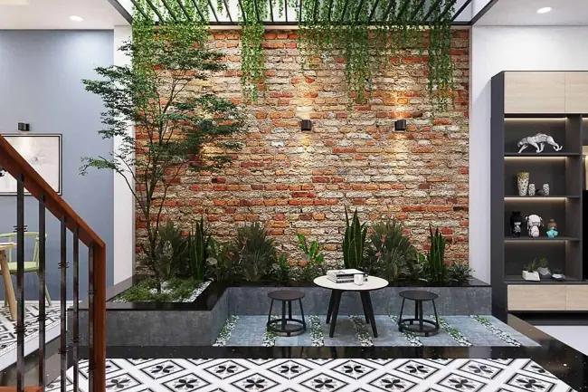 2. Bố Trí Vườn Treo Tường