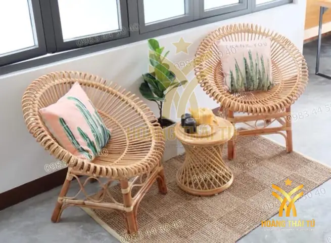 Gháº¿ Cafe mÃ¢y tá»± nhiÃªn HTT-M11