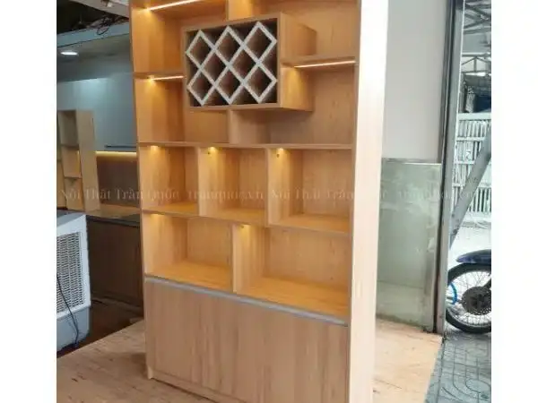 Tá»§ rÆ°á»£u Äáº¹p á» phÃ²ng khÃ¡ch