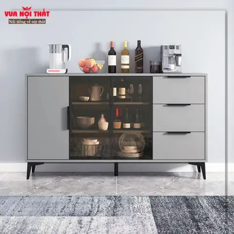 Tá»§ rÆ°á»£u gá» MDF hiá»n Äáº¡i TR03