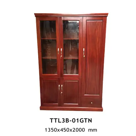 Tá»§ tÃ i liá»u gá» tá»± nhiÃªn TTL3B-01GTN