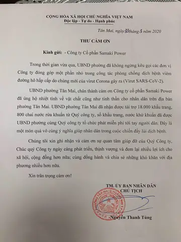 Công Ty Cổ Phần Samaki Power Trao Tặng 18.000 Khẩu Trang Tới Quận Hoàng Mai, Hà Nội - Ảnh 1.