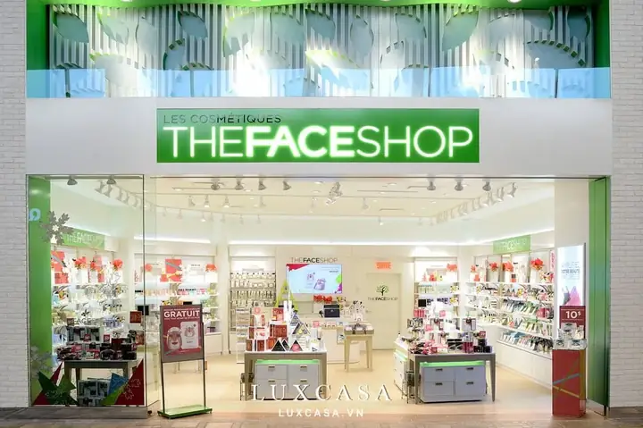 Thi Công Nội Thất Showroom Shop The Face Shop