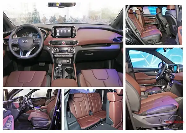 Về nội thất xe Santa Fe
