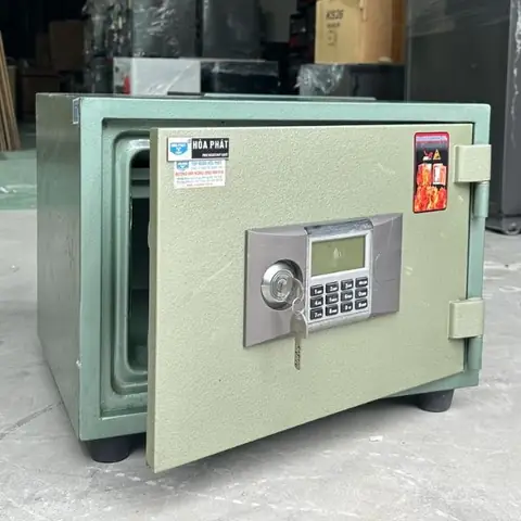 1. Két sắt Hòa Phát KS50NDT điện tử cũ:
