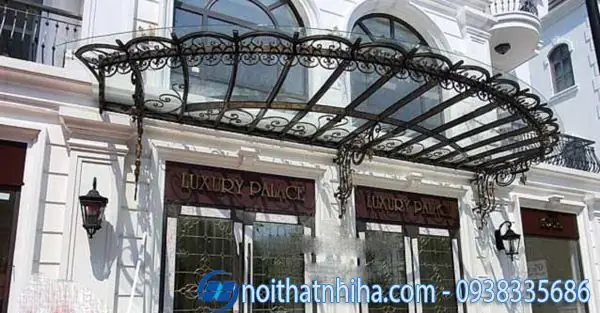 1. Giới thiệu về mái kính sắt nghệ thuật?