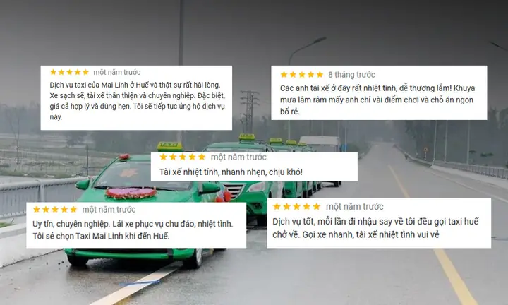 Chi tiết về hãng Taxi Mai Linh tại Huế